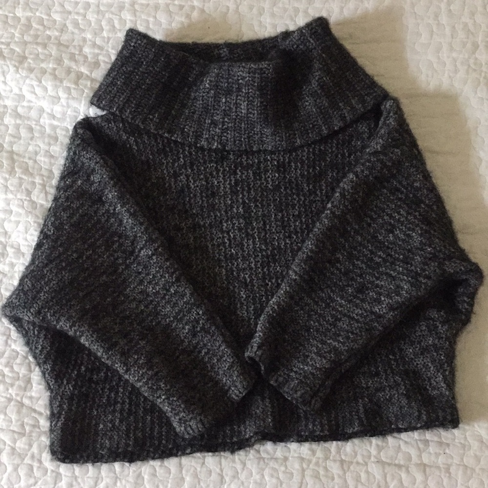 Grey Turtleneck Sweater Sz M